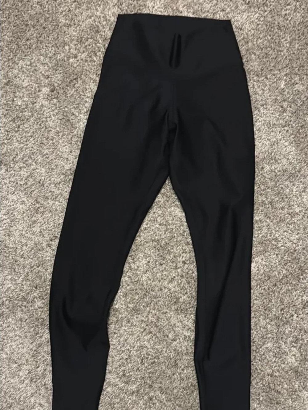 ALO Yoga Black Performance Leggings with Logo